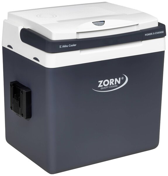 Produktbild von Tillvex Kühlbox Elektrisch 40L Grau Mit Rollen | Mini-Kühlschrank 230 V Und 12 V Für KFZ Auto Camping