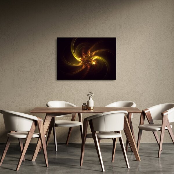 Skleněný obraz - abstrakce vrtulky (70x50 cm)