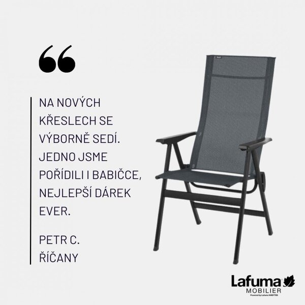 Venkovní jídelní křeslo ZEN IT BeComfort šedá Dark Grey