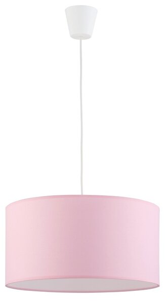 TK LIGHTING Lustr - RONDO 3231, Ø 40 cm, 230V/15W/1xE27, růžová/bílá
