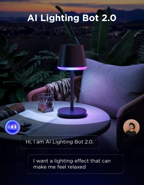 Govee - LED RGBICWW Stmívatelná stolní lampa CLASSIC MATTER LED/10W/5V Wi-Fi