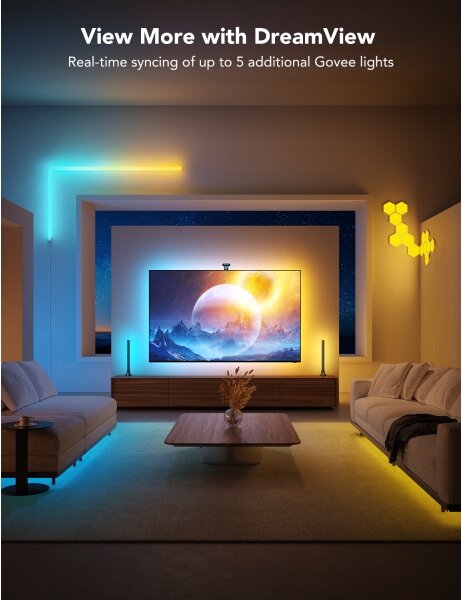 Govee - DreamView T2 DUAL TV 75-85" SMART LED podsvícení RGBIC Wi-Fi