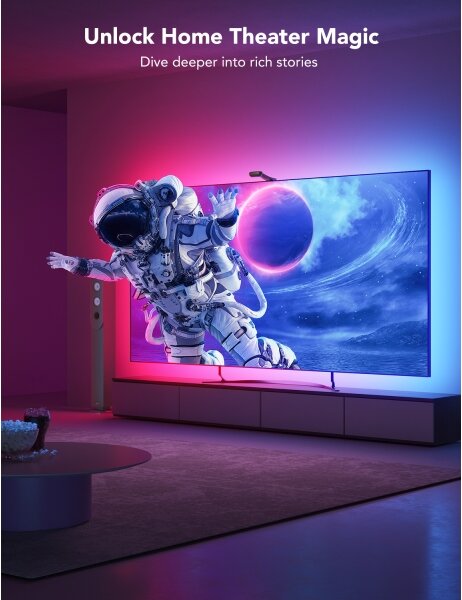 Govee - DreamView T2 DUAL TV 75-85" SMART LED podsvícení RGBIC Wi-Fi