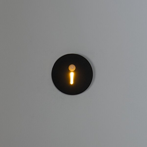 Kanlux 90794 - LED Schod. svítidlo se senz. MAGNIK LED/1,7W/230V CCT černá kul