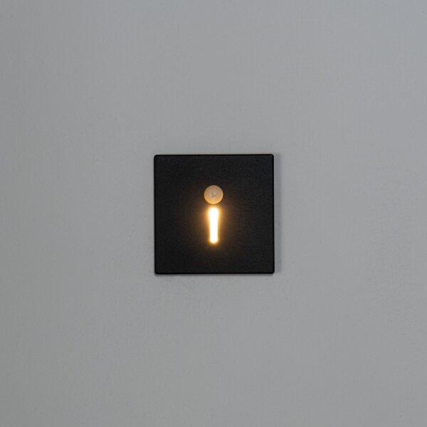Kanlux 90790 - LED Schod. svítidlo se senz. MAGNIK LED/1,7W/230V CCT černá hran