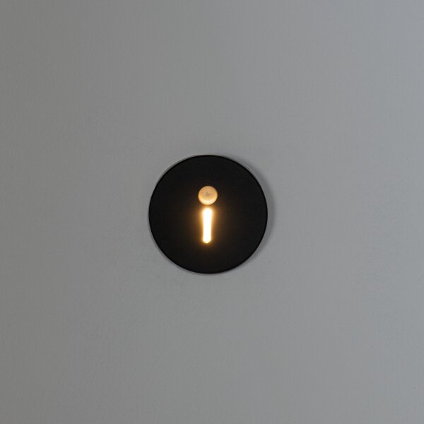 Kanlux 90794 - LED Schod. svítidlo se senz. MAGNIK LED/1,7W/230V CCT černá kul