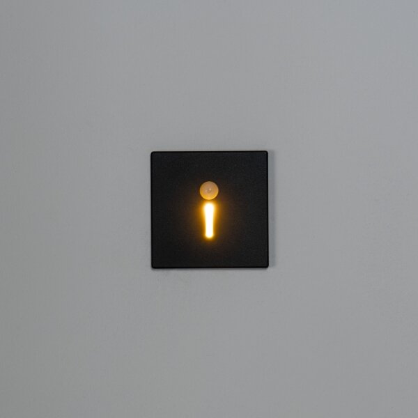 Kanlux 90790 - LED Schod. svítidlo se senz. MAGNIK LED/1,7W/230V CCT černá hran