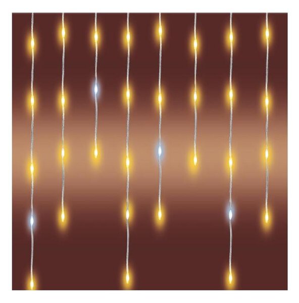 LED Venkovní vánoční řetěz 1200xLED/230V 25x0,56 m IP44 teplá bílá/studená bílá