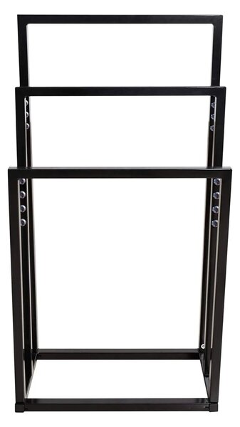 Tutumi Tutumi, 3-ramenný kovový stojan na ručníky 600x260x1000 mm 391840, černá matná, HOM-01003