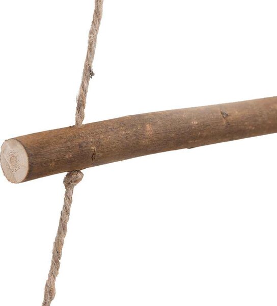 VidaXL Závěsný vánoční stromeček s hvězdou na vrcholu přírodní větve [4101010] Velikost: 74 x 150 cm