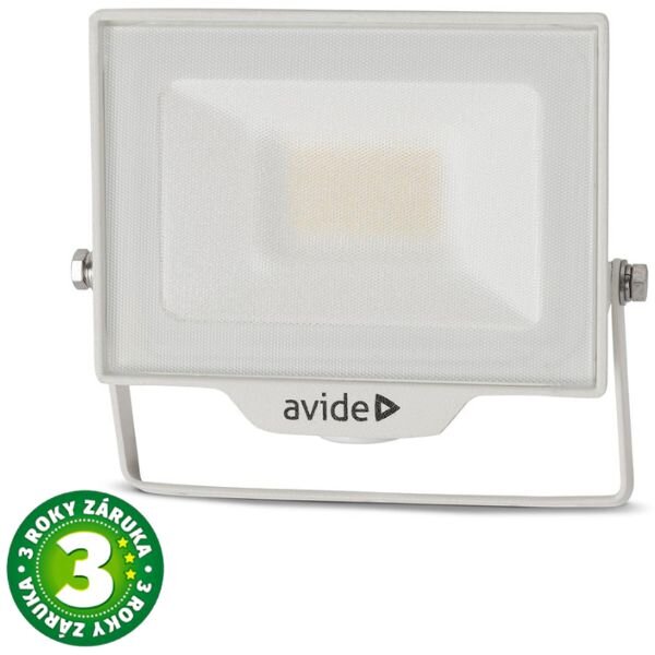 Prémiový ultratenký LED reflektor bílý 20W 2000lm, denní, s přípravou na čidlo, 3 roky