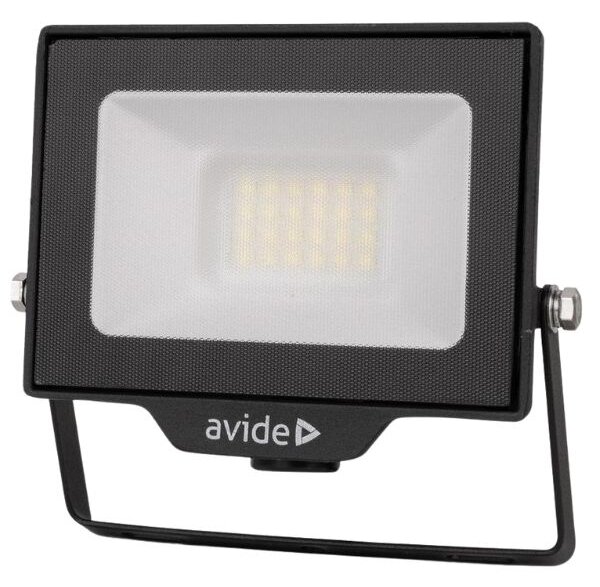 Prémiový ultratenký LED reflektor černý 20W 2000lm, denní, s přípravou na čidlo, 3 roky