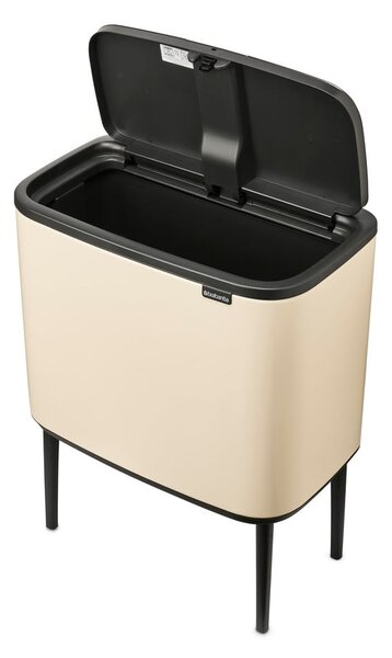 Béžový dotykový ocelový odpadkový koš 36 l Bo Touch Bin – Brabantia