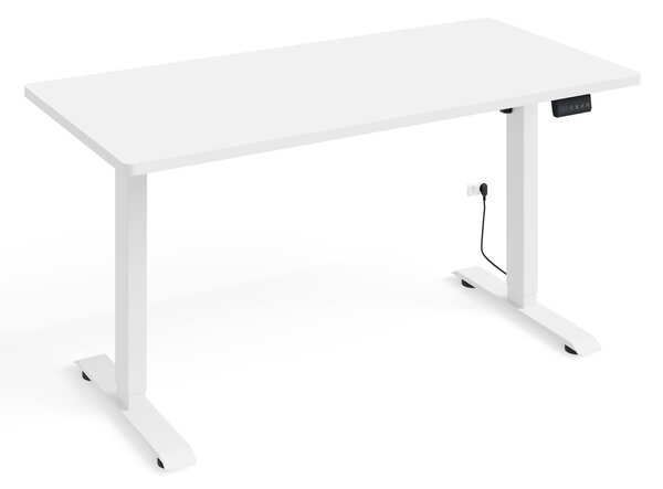 Elektrický PC stolek Motiva 120 (bílá)