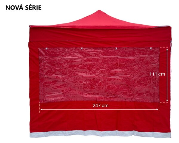 Nůžkový párty stan 3x3 m TENTino BIG HEXAGON Barva opláštění: 9A - ZELENÁ