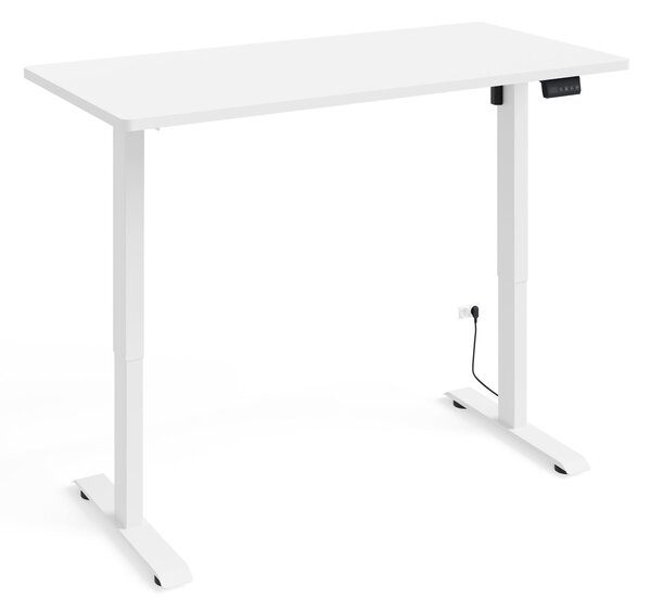 Elektrický PC stolek Motiva 120 (bílá)