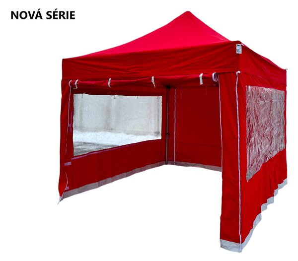 Nůžkový párty stan 3x3 m TENTino BIG HEXAGON Barva opláštění: 9A - ZELENÁ