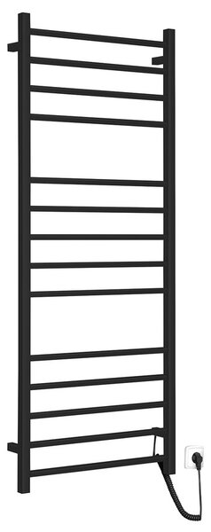 Sapho Sapho, ESKINADO elektrický sušák ručníků, hranatý, 600x1500 mm, 130 W, černý, ER450BV