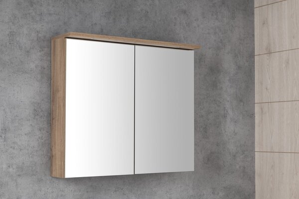 Aqualine Aqualine, KAWA STRIP Galerka s LED osvětlením 70x70x22cm, bílá, WGL70S