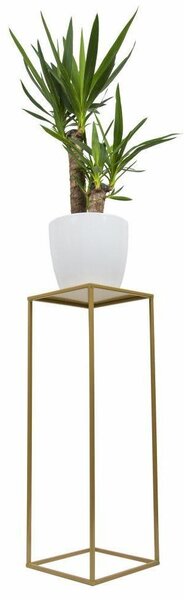 HowHomely Stojan na květiny Glenn 70 cm zlatý