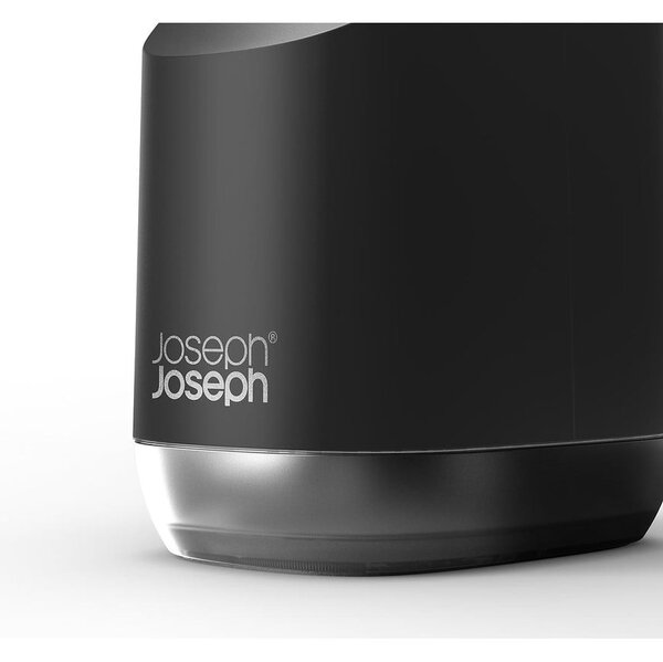 Černý plastový dávkovač mýdla 350 ml Slim – Joseph Joseph