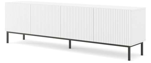 TV skříňka/stolek 4D 200 Rowanna (bílá + černá)