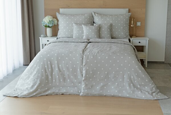 Povlečení Dotté Linen 100% len 1x 140/200, 1x 70/90