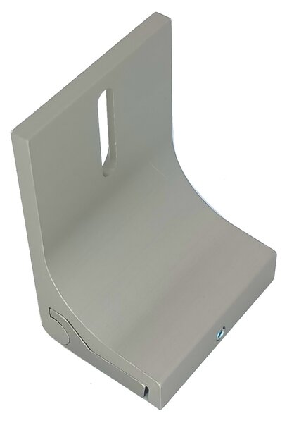 Kovovégarnýže.cz Garnýž Cubito anodizovaná nerez (INOX) Varianta jednořadá nebo dvouřadá: Jednořadá, Délka: 0-100cm, Uchycení látky: jezdec+šnekový háček