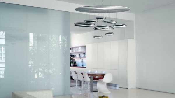 Artemide 1367110A - LED Stmívatelný lustr na lanku MERCURY LED/58W/230V 3000K