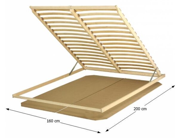 Lamelový rošt 200x160 cm Basilico flex