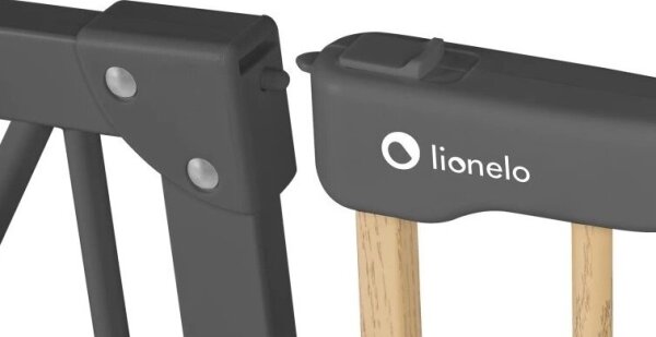 Lionelo - Bezpečnostní zábrana TRUUS SLIM černá/béžová