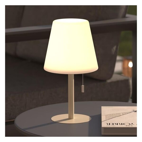 Atmosphera - LED RGB Nabíjecí venkovní stolní lampa ZACK LED/3,7V IP44 béžová