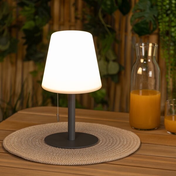 Atmosphera - LED RGB Nabíjecí venkovní stolní lampa ZACK LED/3,7V IP44 černá