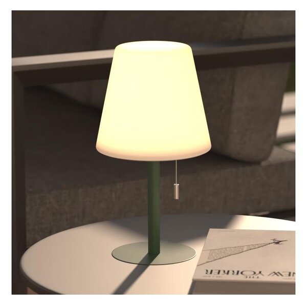 Atmosphera - LED RGB Nabíjecí venkovní stolní lampa ZACK LED/3,7V IP44 zelená