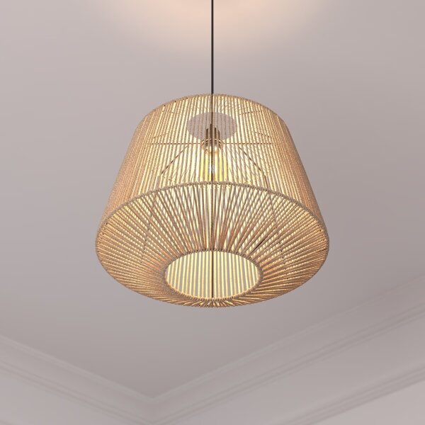 Atmosphera - Lustr na lanku JILY 1xE27/40W/230V juta