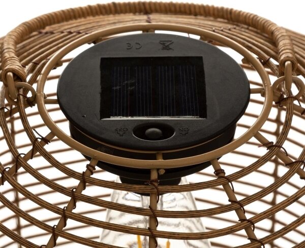 Atmosphera - LED Solární lampa CUBA LED/1,2V 800 mAh IP44 ratan