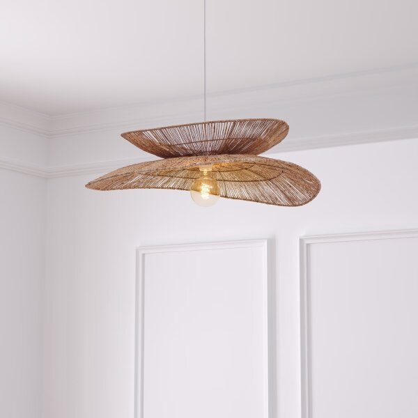 Atmosphera - Lustr na lanku ALARA 1xE27/40W/230V juta