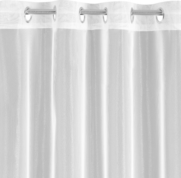 ZÁCLONA NA KROUŽCÍCH ESEL 400X250 CM BÍLÁ
