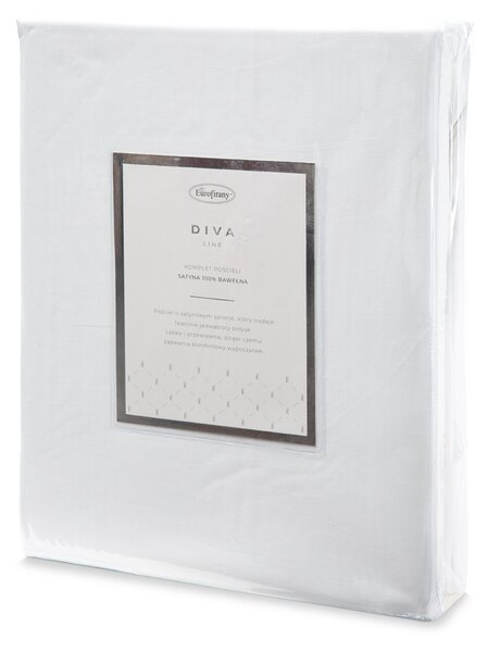 SATÉNOVÉ POVLEČENÍ DINA 200X220 CM, 2KS 70X80 CM BÍLÉ