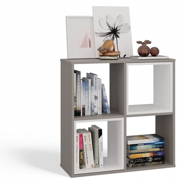 TP Living Regál Malax 2x2 šedý