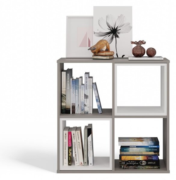 TP Living Regál Malax 2x2 šedý
