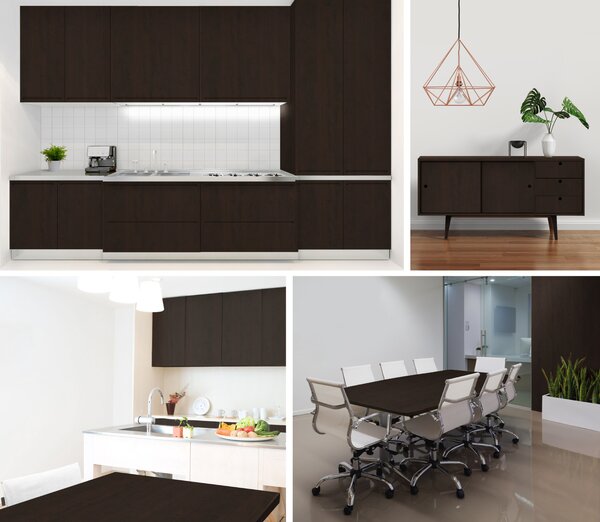 DIMEX | Samolepicí fólie na dveře 99-6290 | šíře 90 cm | WENGE