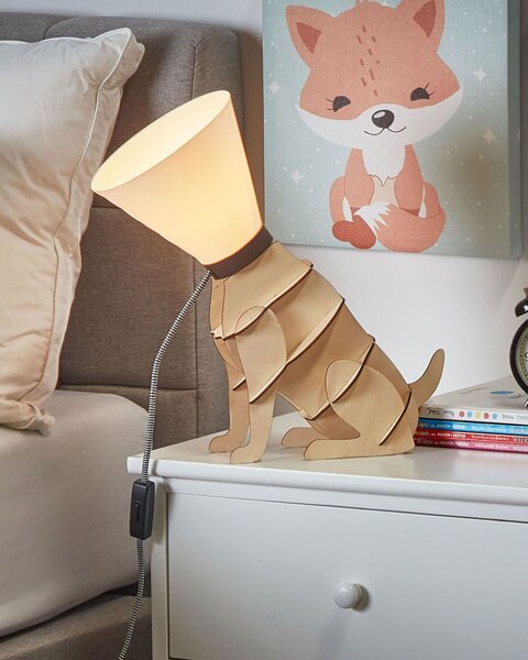 Stolní lampa ISNA Světle hnědá