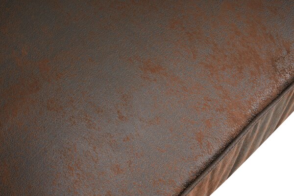 POHOVKA CHESTERFIELD, dřevo, textil, hnědá, černá Xora - Pohovky