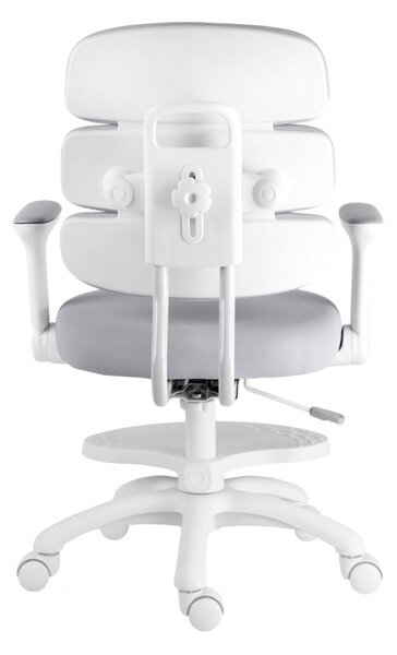 Dětská rostoucí židle Neoseat KIDDY THREE — látka, pratelný potah, šedá