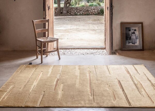 Nanimarquina Koberec Colorado Sand, pískový, afgánská vlna Barva: Sand (písková), Rozměr: 170x240 cm
