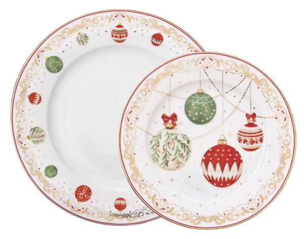 Porcelánová jídelní sada pro 4 osoby Ozdoby 8 ks
