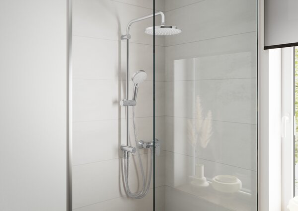 Hansgrohe Vernis Blend sprchová sada na stěnu s dešťovou sprchou chrom 26272000