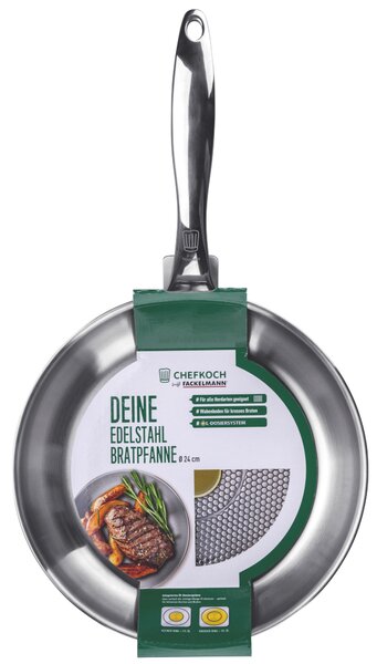 PÁNEV NA SMAŽENÍ 24 cm Chefkoch+Fackelmann - Online Only vaření, Online Only