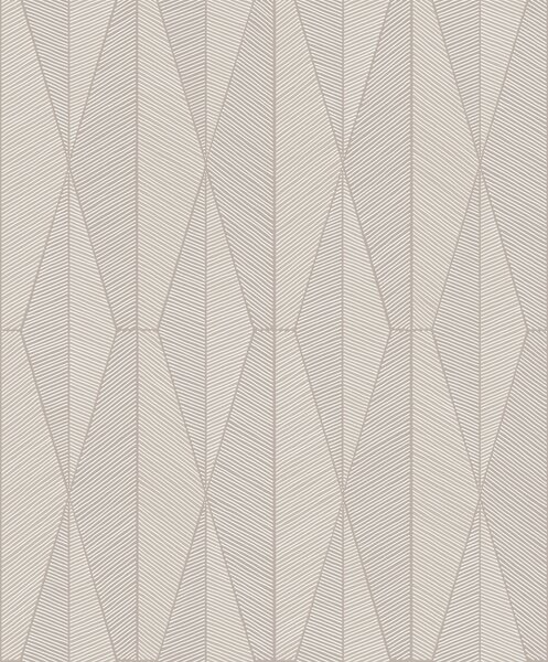 Šedo-béžová geometrická vliesová tapeta na zeď, YSA302, Mysa, Khroma by Masuree